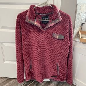Simply Southern Buffalo Plaid Sherpa Pullover